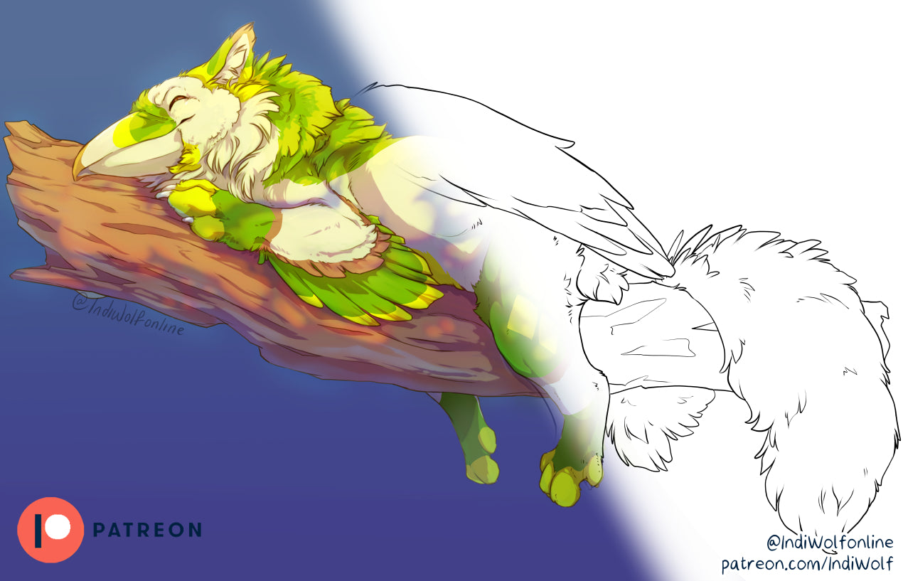 Nap Time - Colouring Page