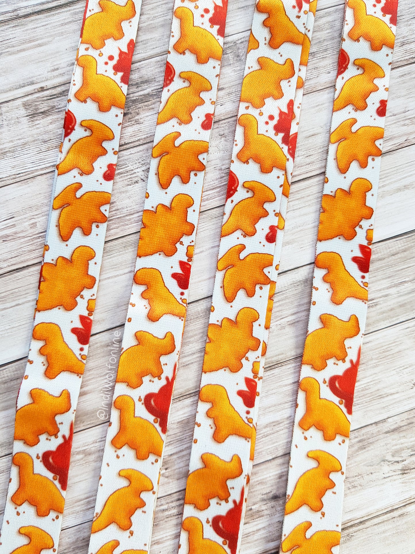 Dino Nuggies lanyard