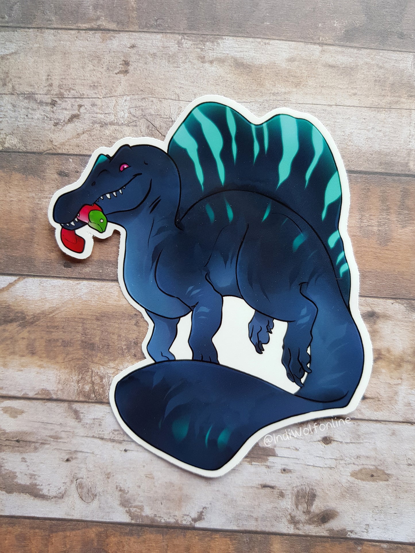 Party Dino Sticker Bundle - Clear Vinyl Stickers