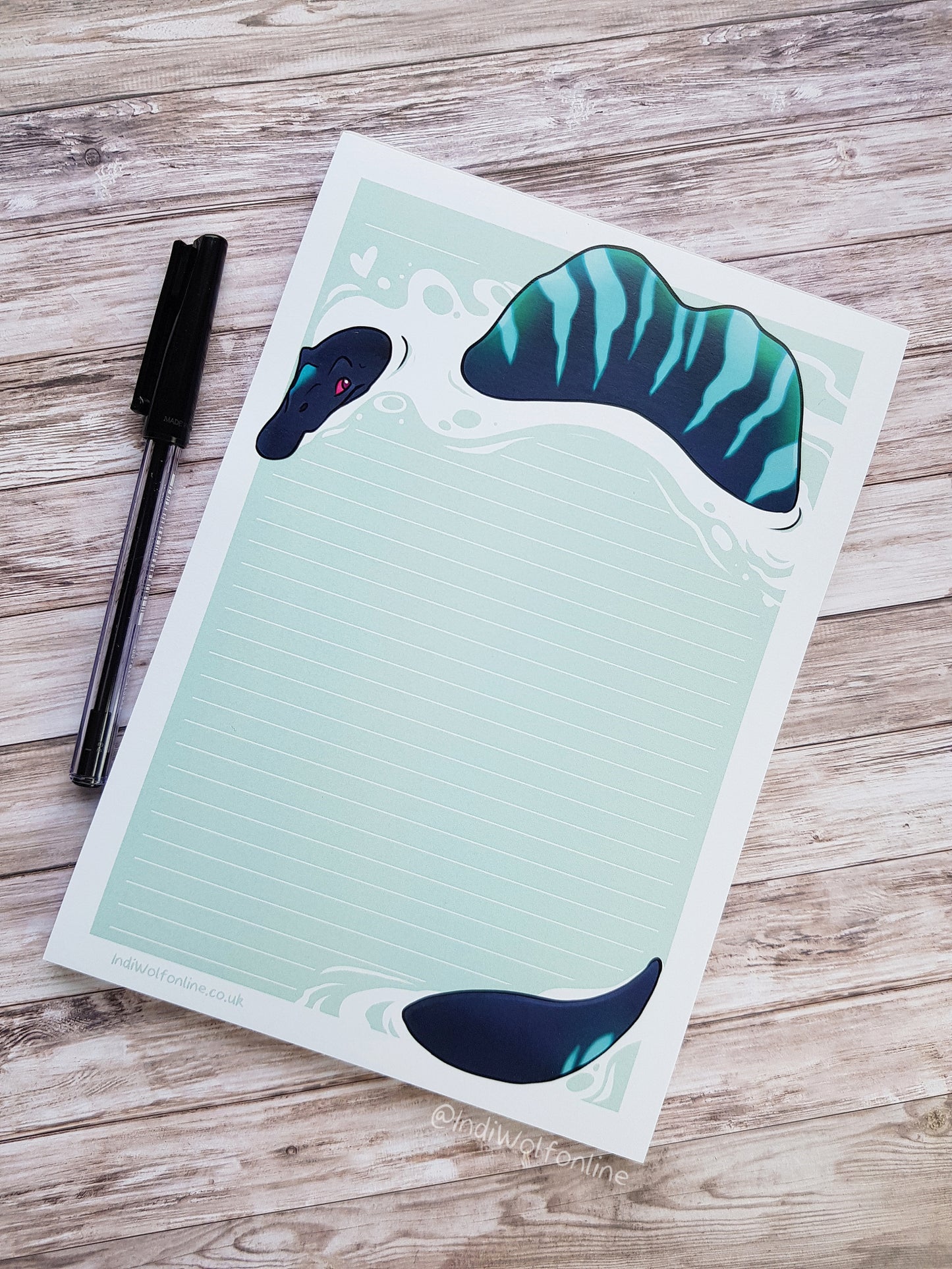 Spinosaurus - A5 Notepad (lined)