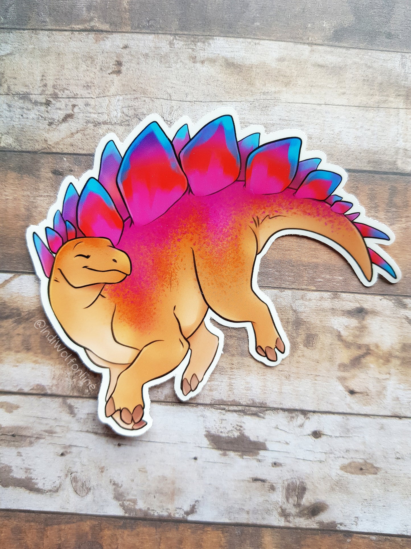 Party Dino Sticker Bundle - Clear Vinyl Stickers