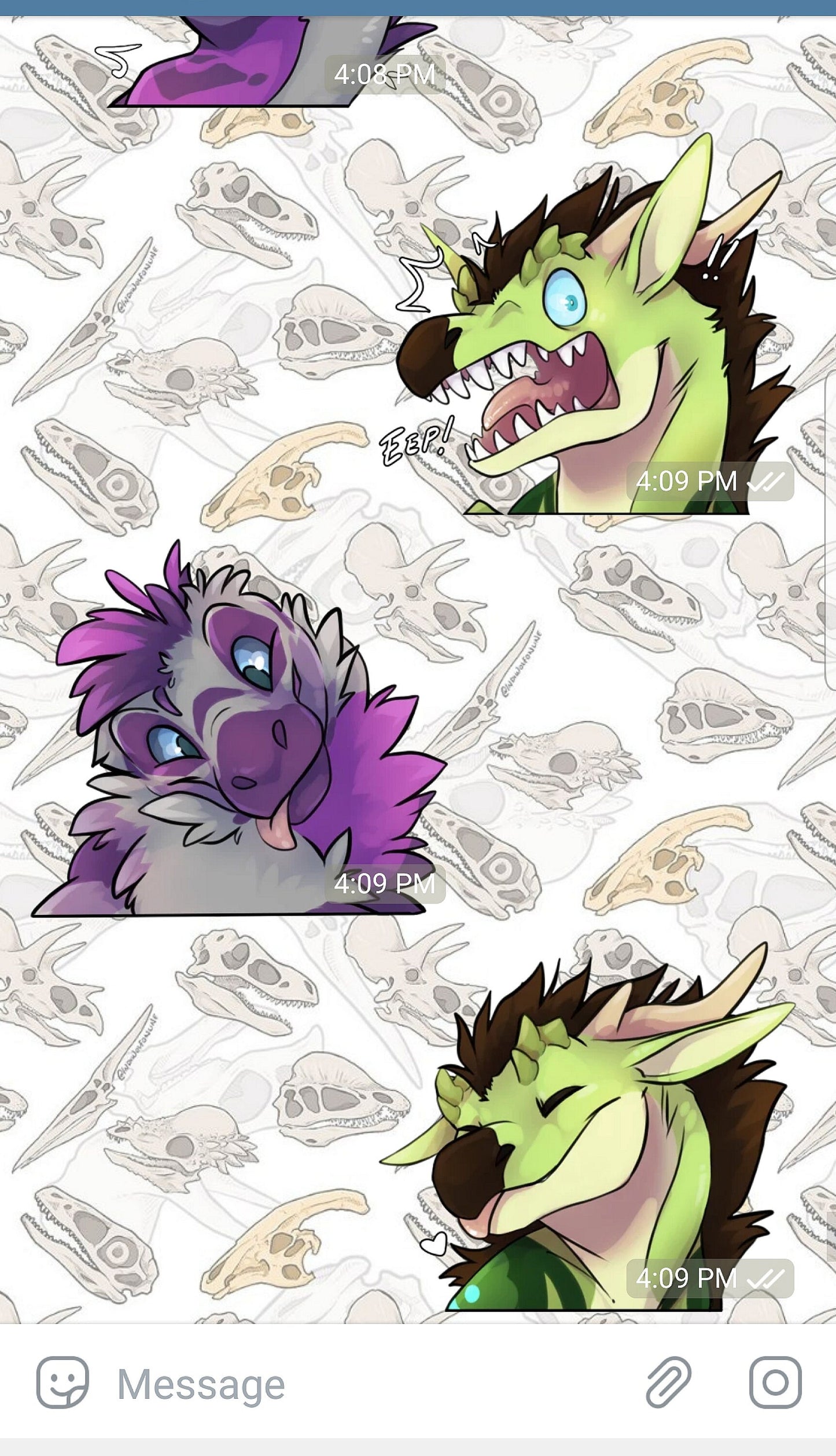 Dragon Pack - Customisable Telegram Sticker Base