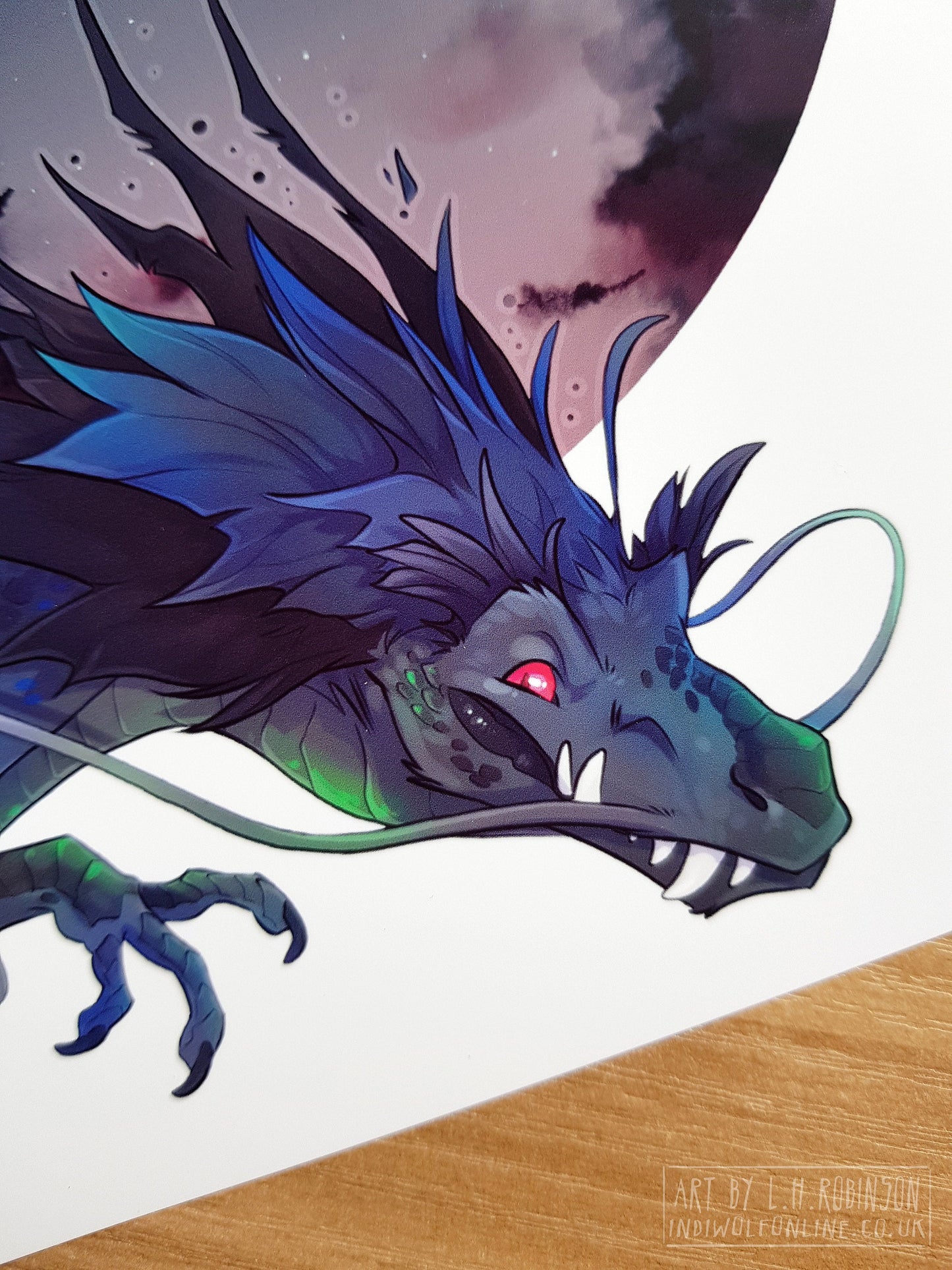Midnight Dragon Print
