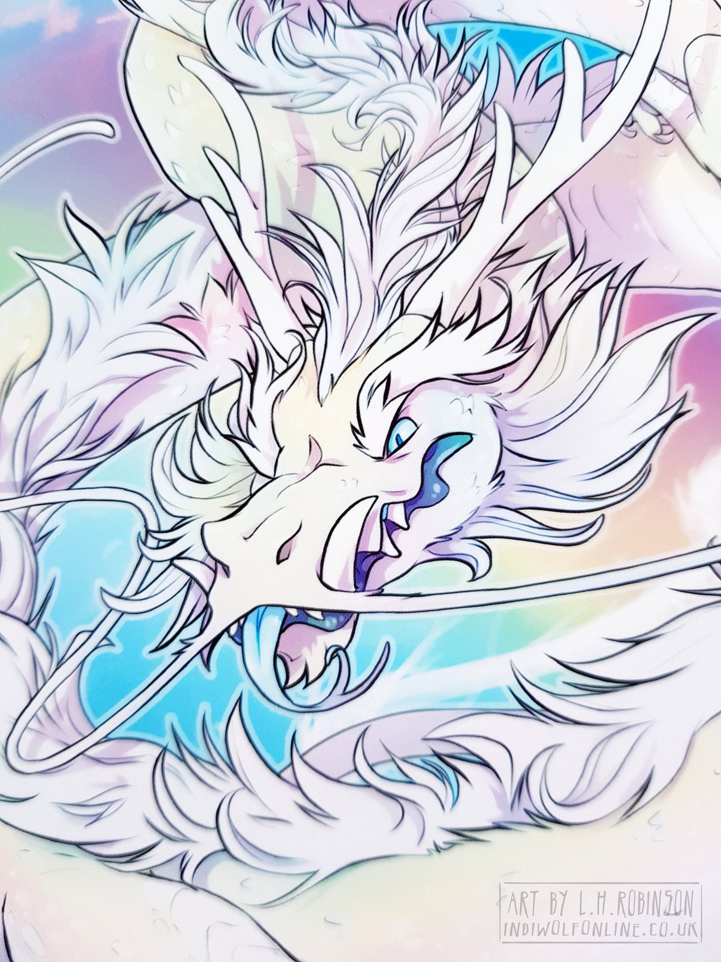 Pearl Dragon - Art Print