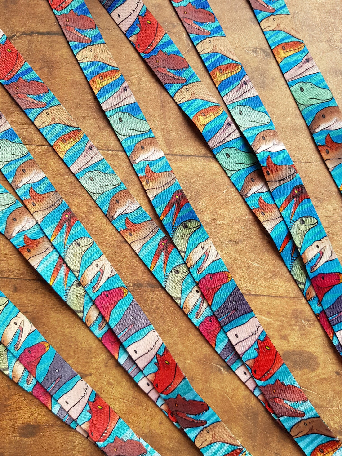 Jurassic dinosaur lanyard