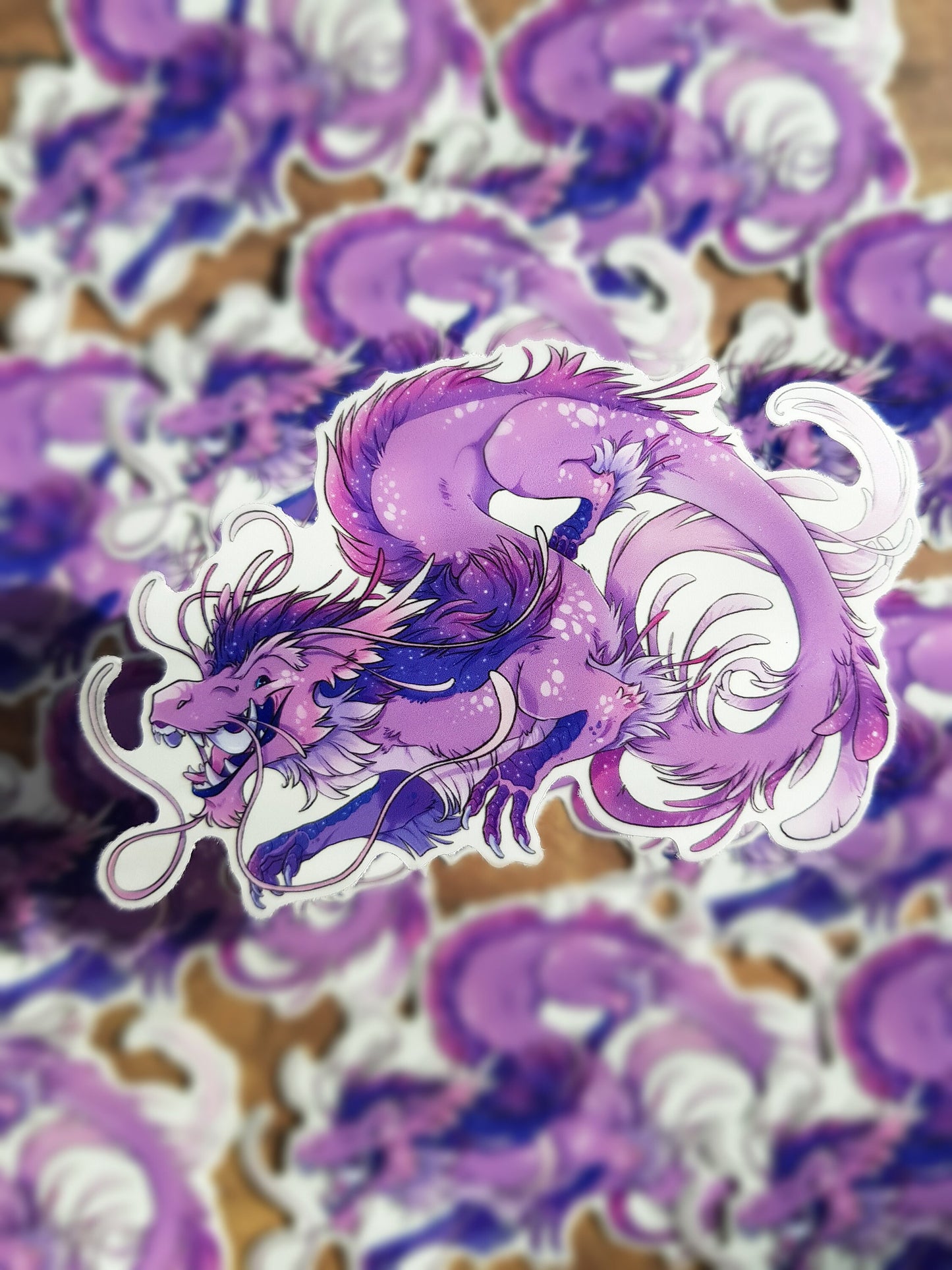 Twilight Dragon - Clear Vinyl Sticker