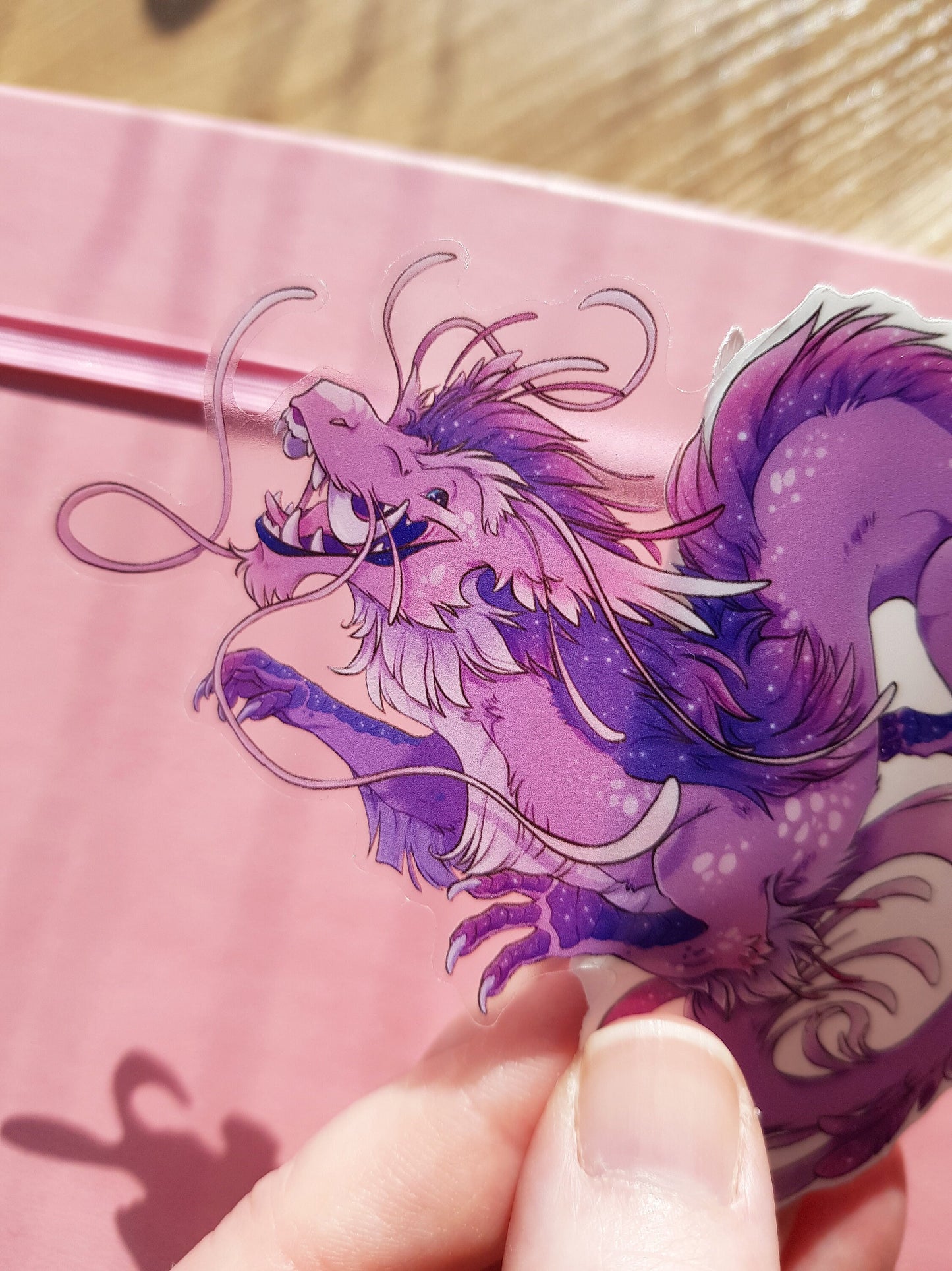 Twilight Dragon - Clear Vinyl Sticker