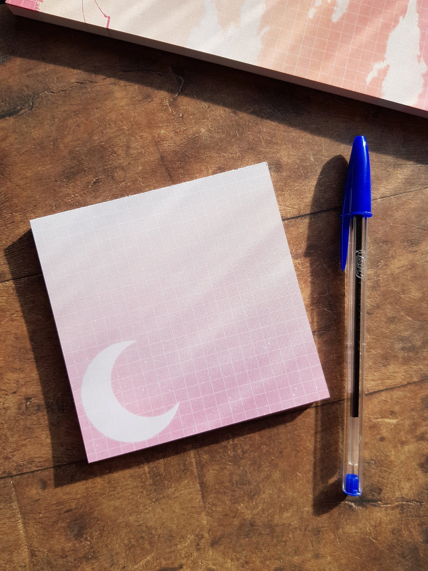 Pink Moon - Square Notepad