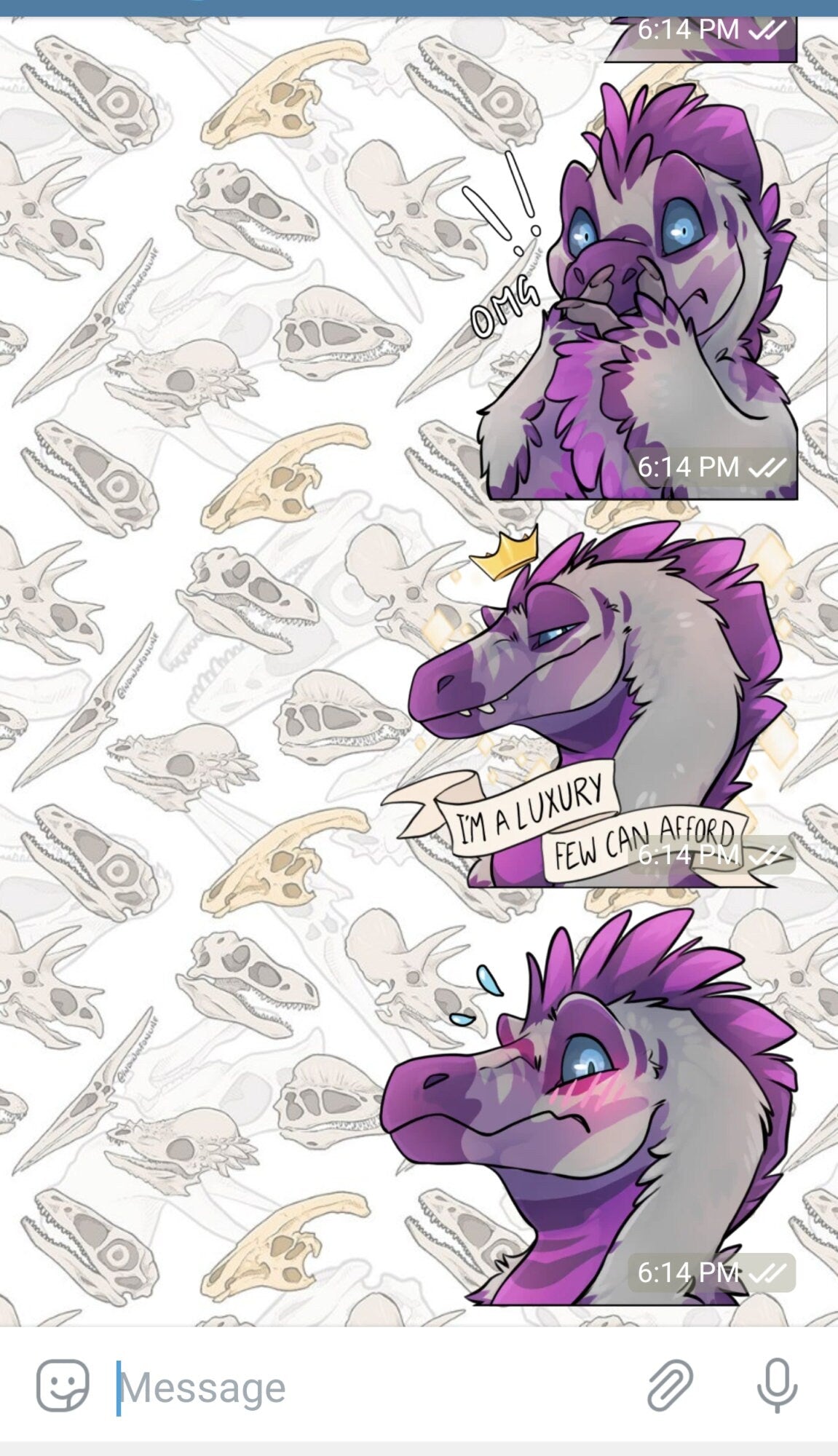 Raptor Pack 2 - Customisable Telegram Sticker Base