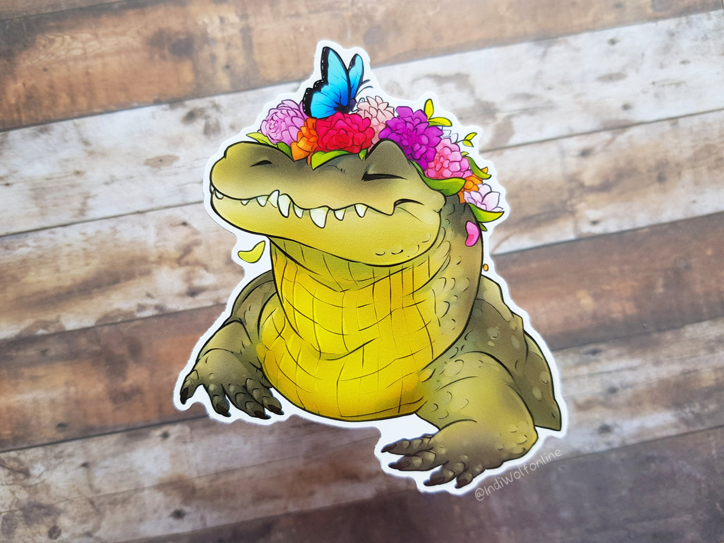 Summer Vibes - White Vinyl Sticker