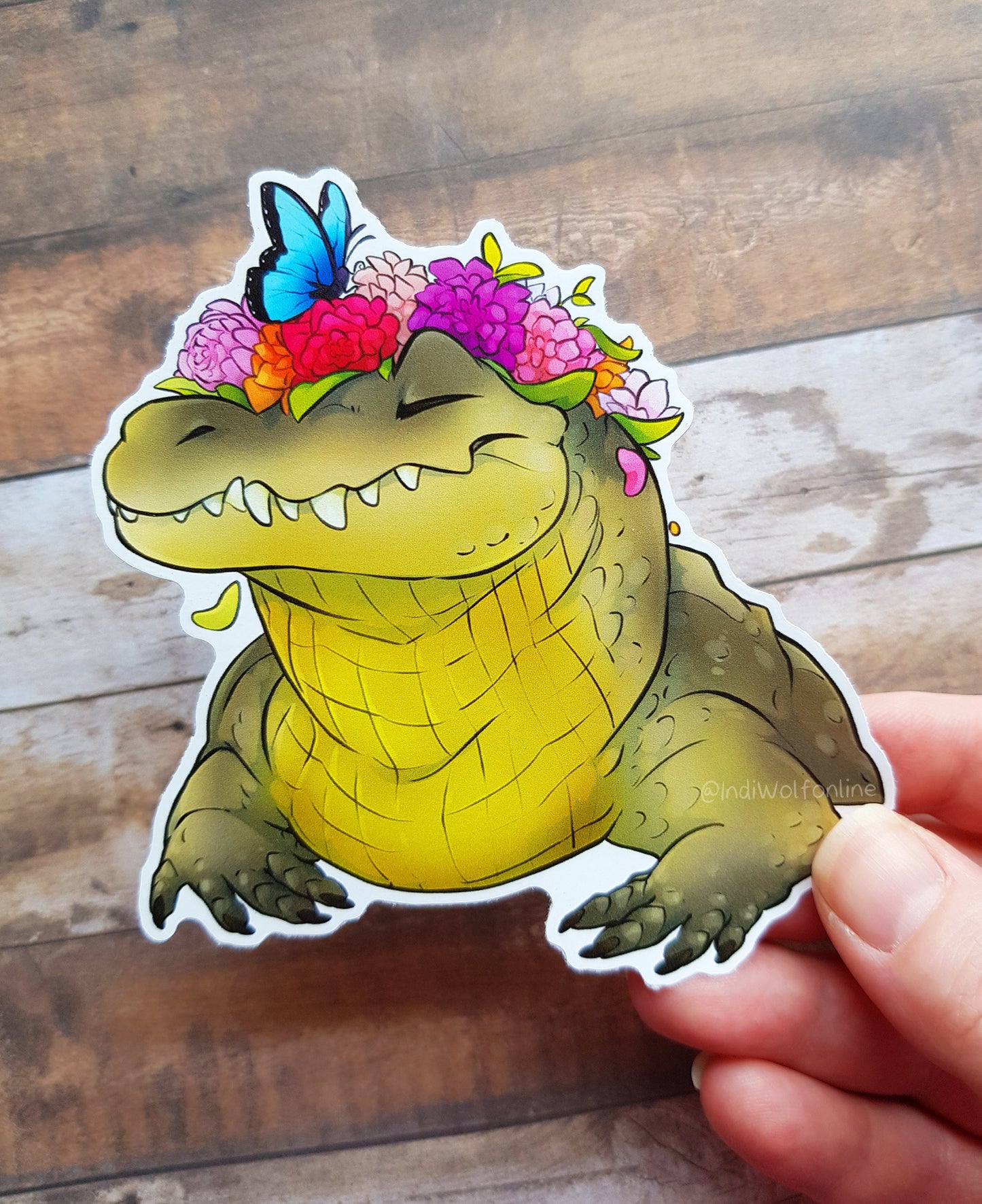 Summer Vibes - White Vinyl Sticker