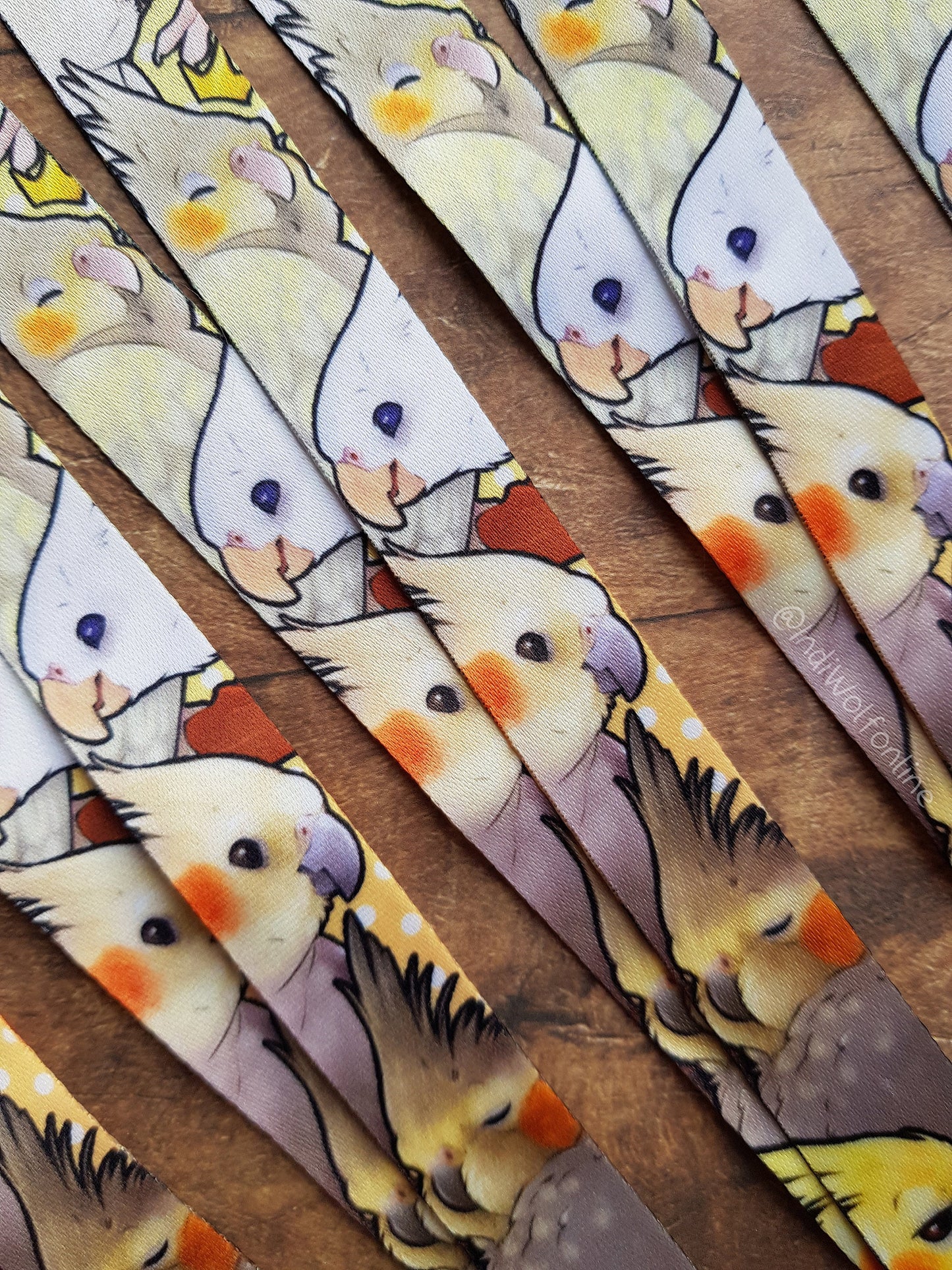 cockatiel bird lanyard