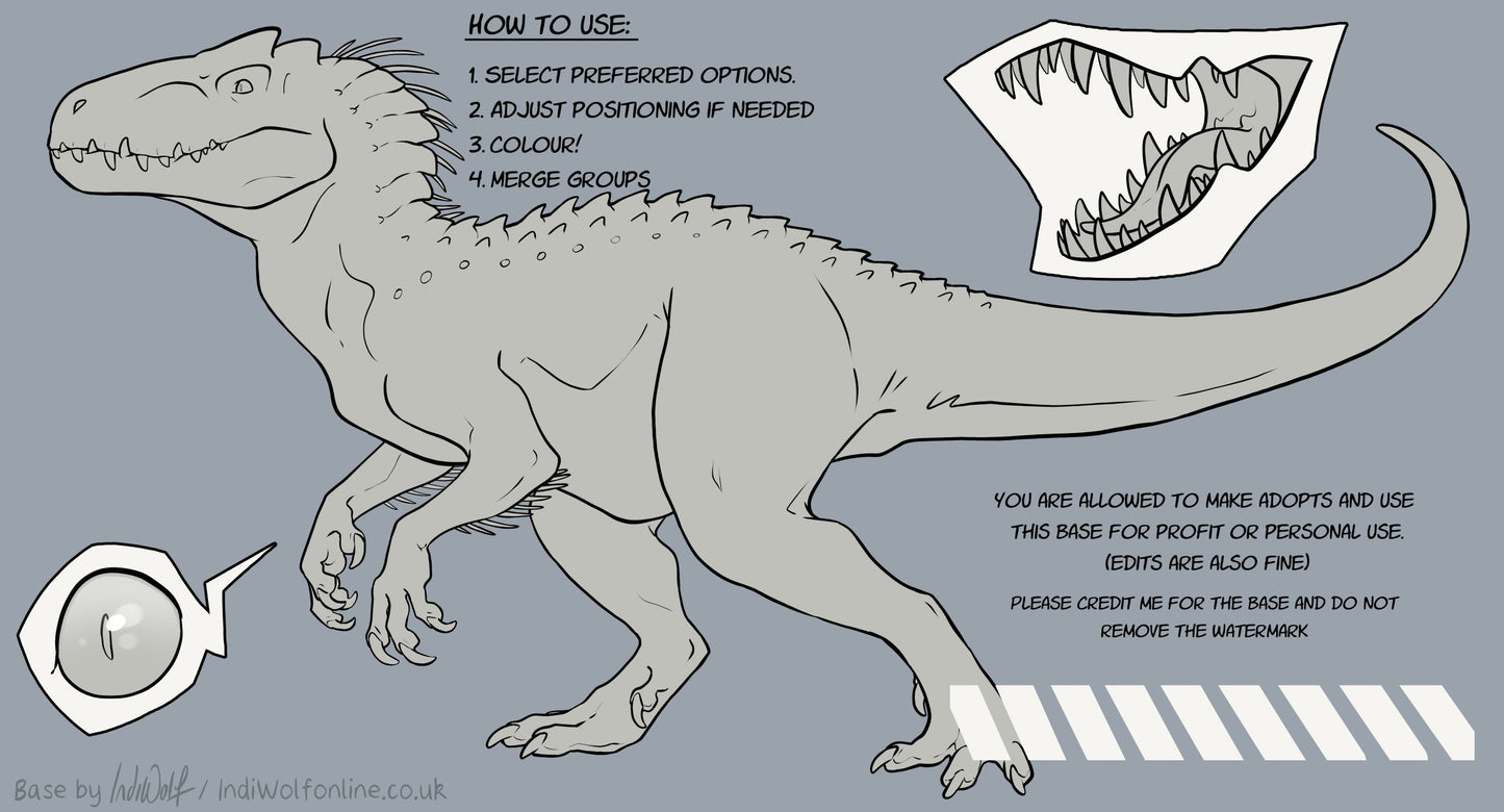 Jurassic Hybrids - Customisable P2U Base