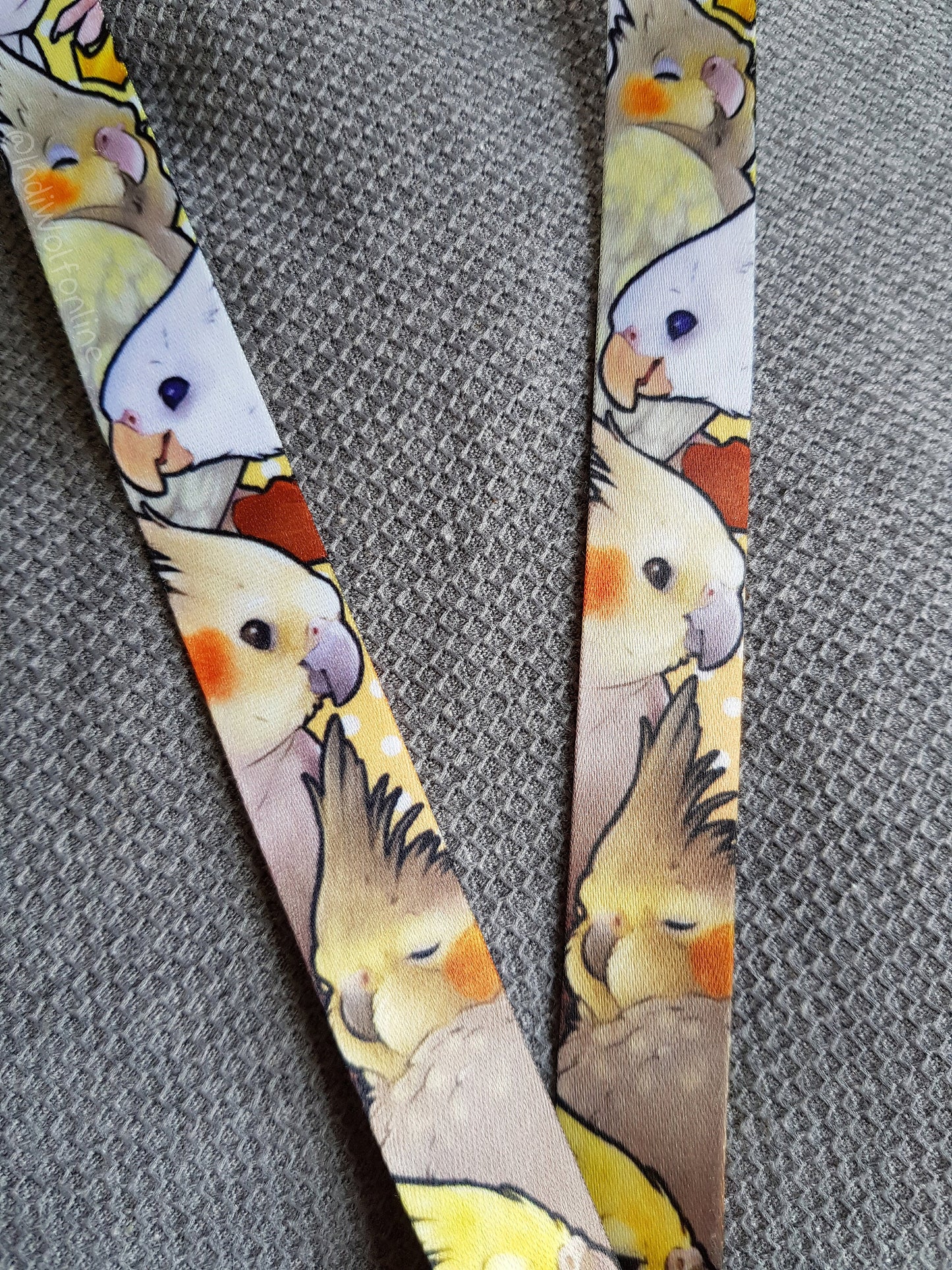Cockatiel Party - Lanyard