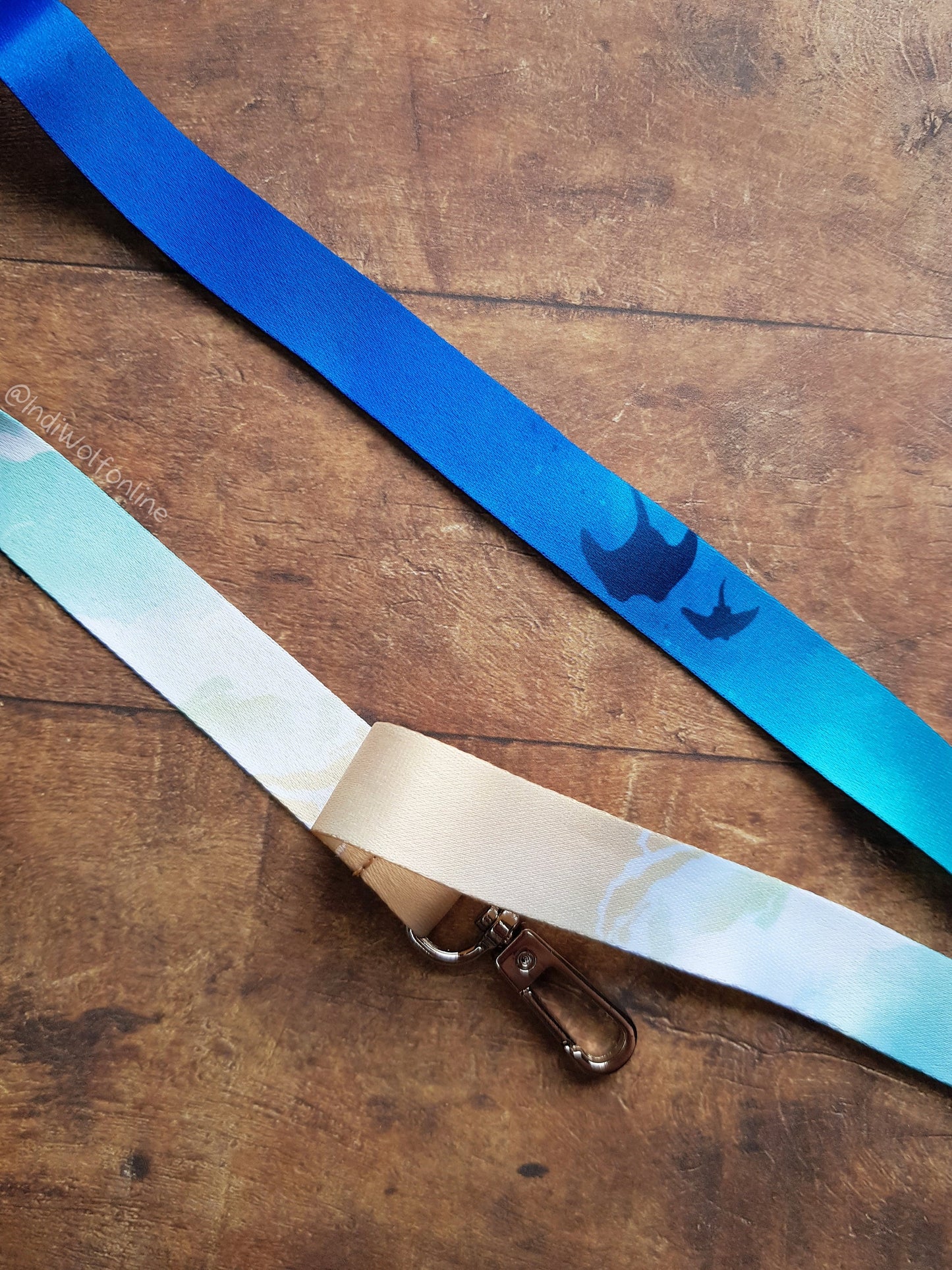 Calming beach themed lanyard