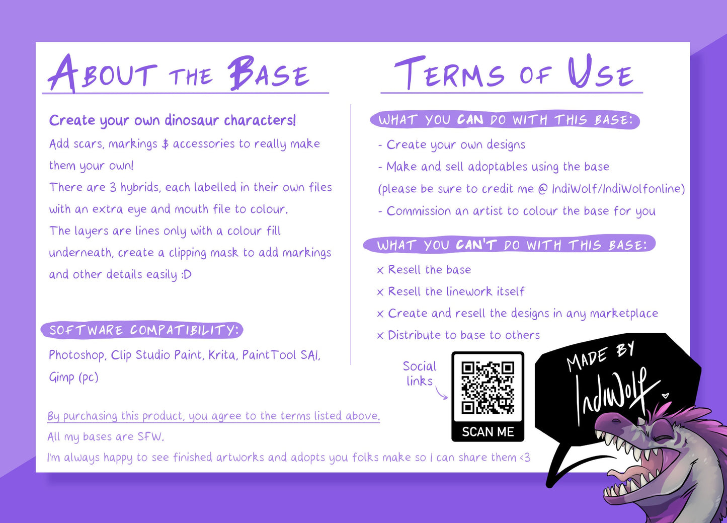 Jurassic Hybrids - Customisable P2U Base