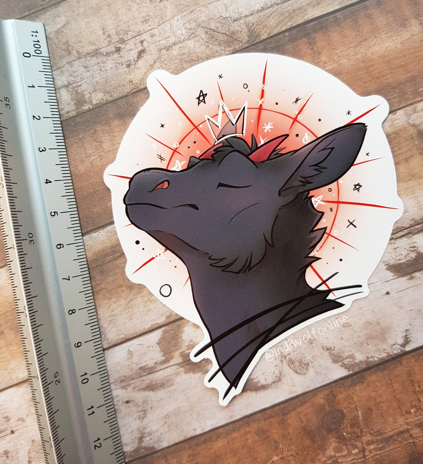 Black Sheep - White Vinyl Sticker