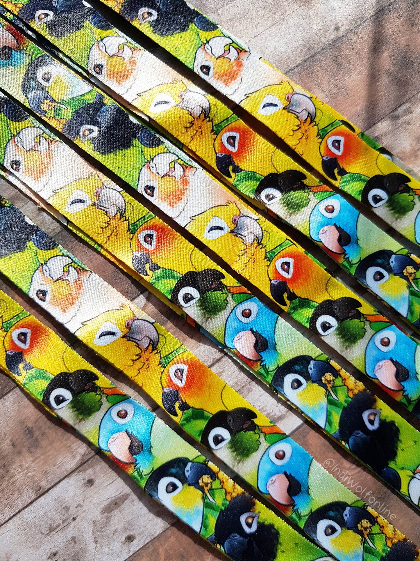 conure crew wildlife lanyard