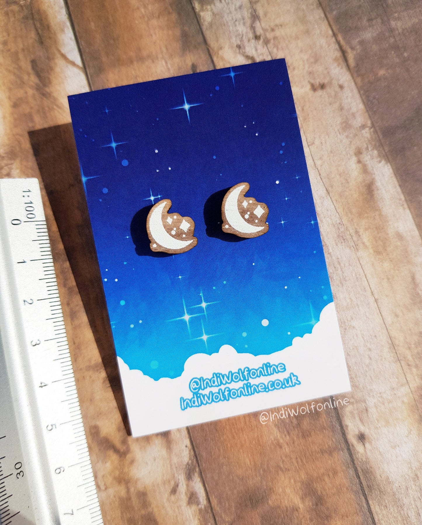 Starlight - Eco-Friendly Wooden Earrings