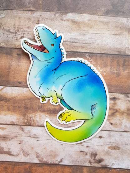 Party Dino Sticker Bundle - Clear Vinyl Stickers