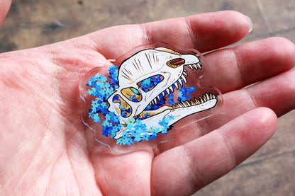 Forget me Not Acrylic Pin - Acrylic Pin
