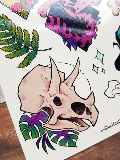 A5 Temporary Tattoo Sheet