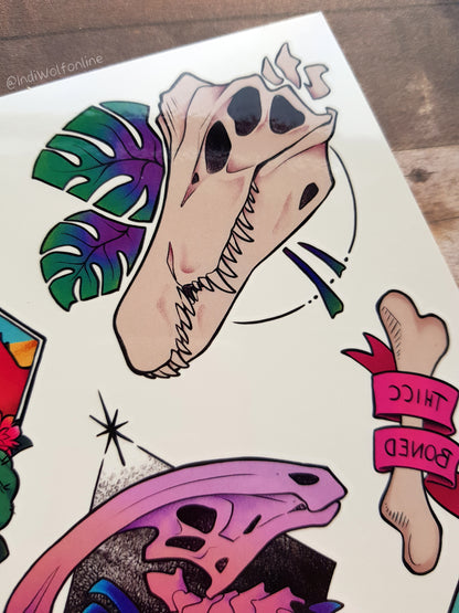 A5 Temporary Tattoo Sheet