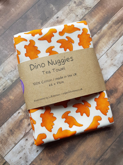 Dino Nuggies - Tea Towel