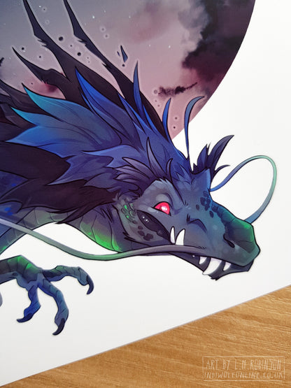 Midnight Dragon Print