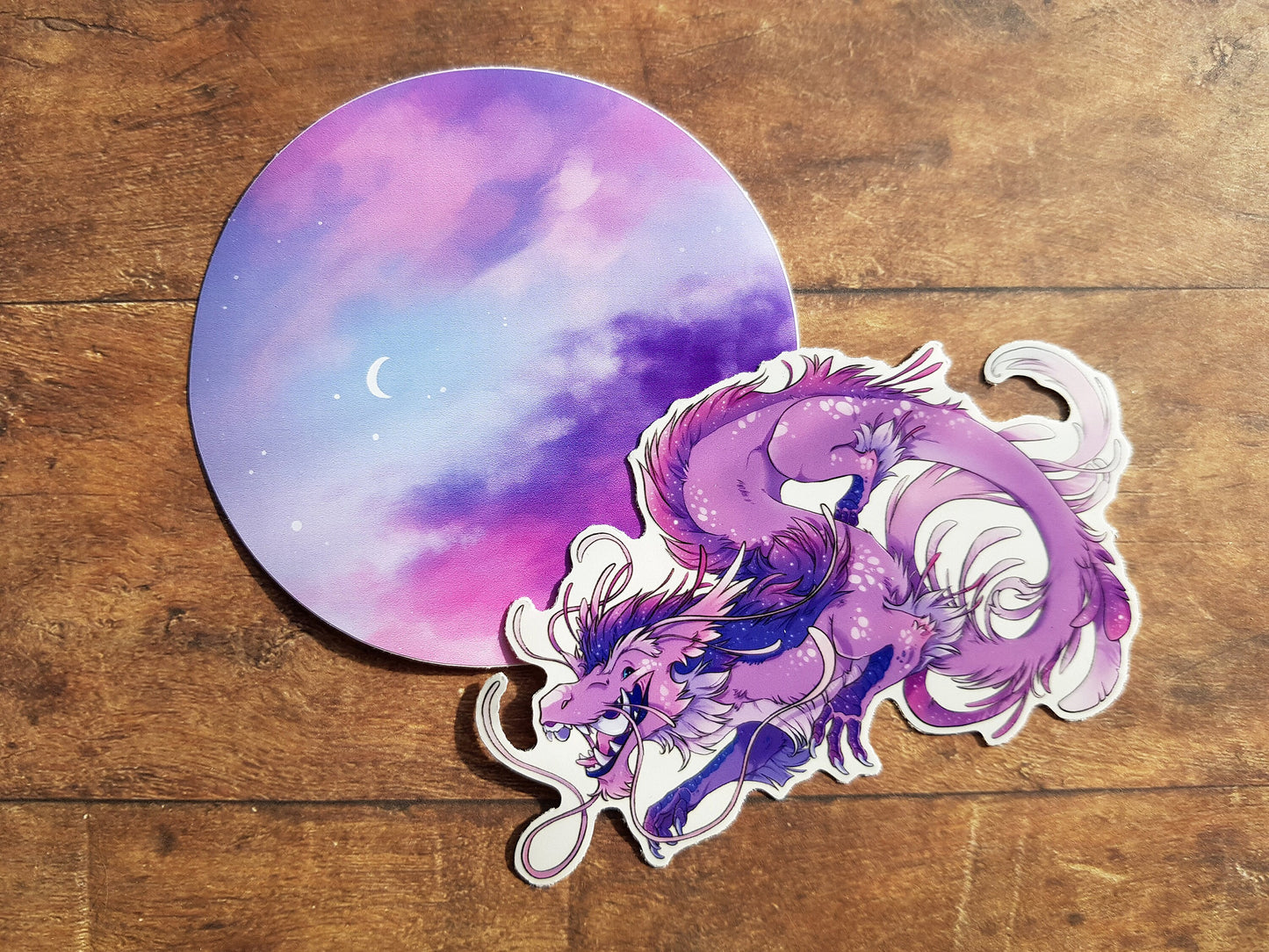 Twilight Dragon - Clear Vinyl Sticker