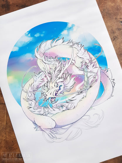 Pearl Dragon - Art Print