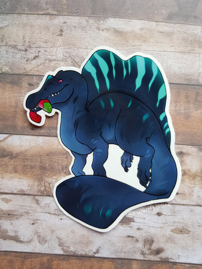 Mojito Spinosaurus - Clear Vinyl Sticker